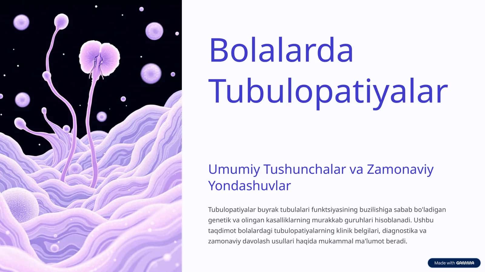 Bolalarda Tubulopatiyalar