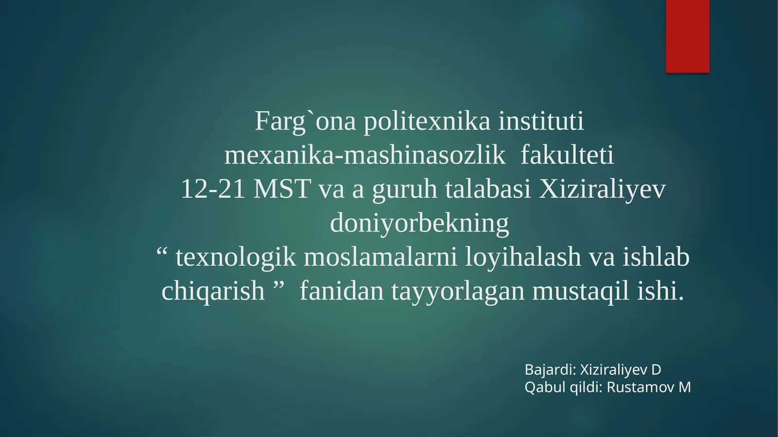 Moslamalarning qisish qurilmalari