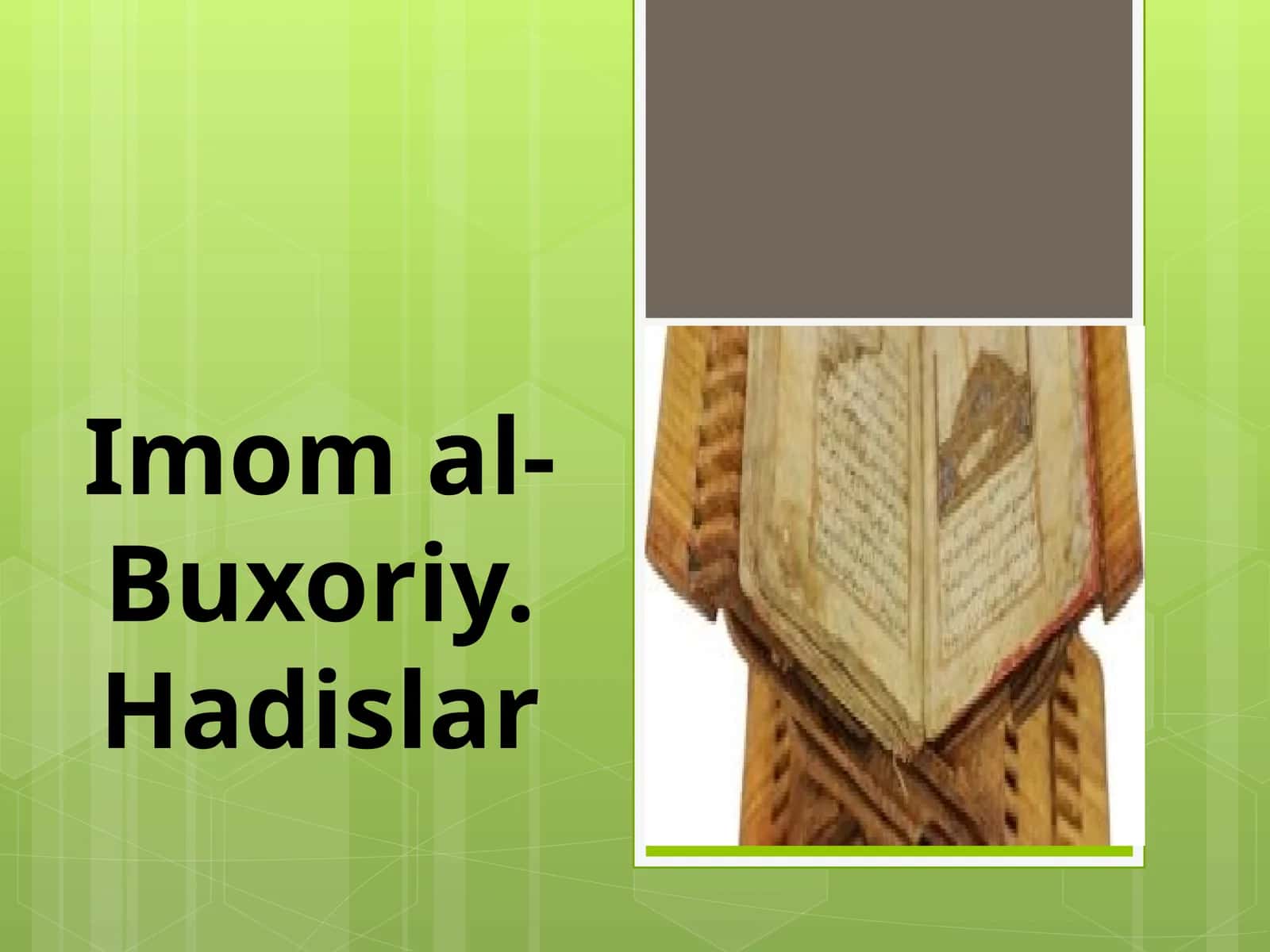 Imomal-Buxoriy.Hadislar