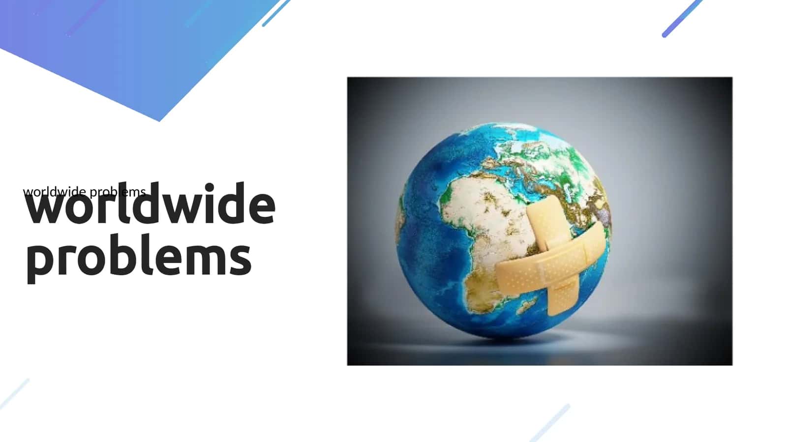 The world's biggest problems