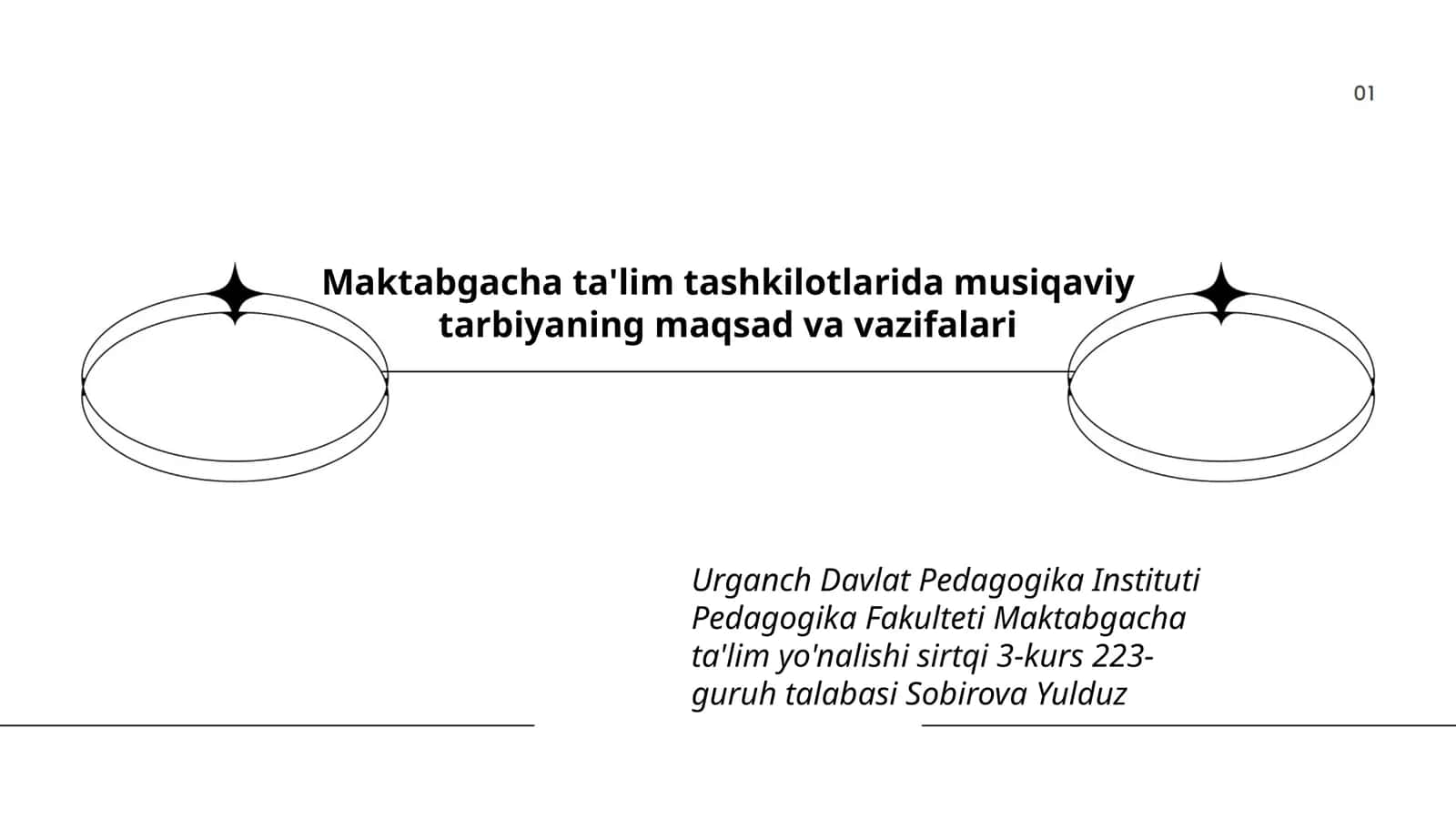 Maktabgacha ta'lim tashkilotlarida musiqaviy tarbiyaning maqsad va vazifalari