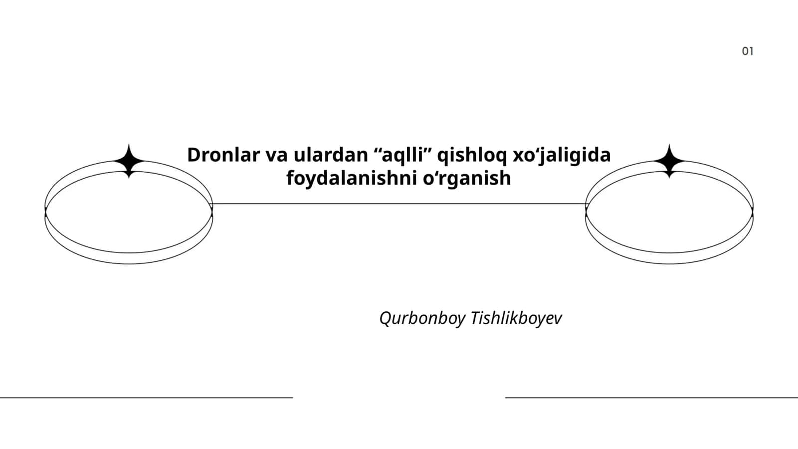 Dronlar va ulardan “aqlli” qishloq xo‘jaligida foydalanishni o‘rganish