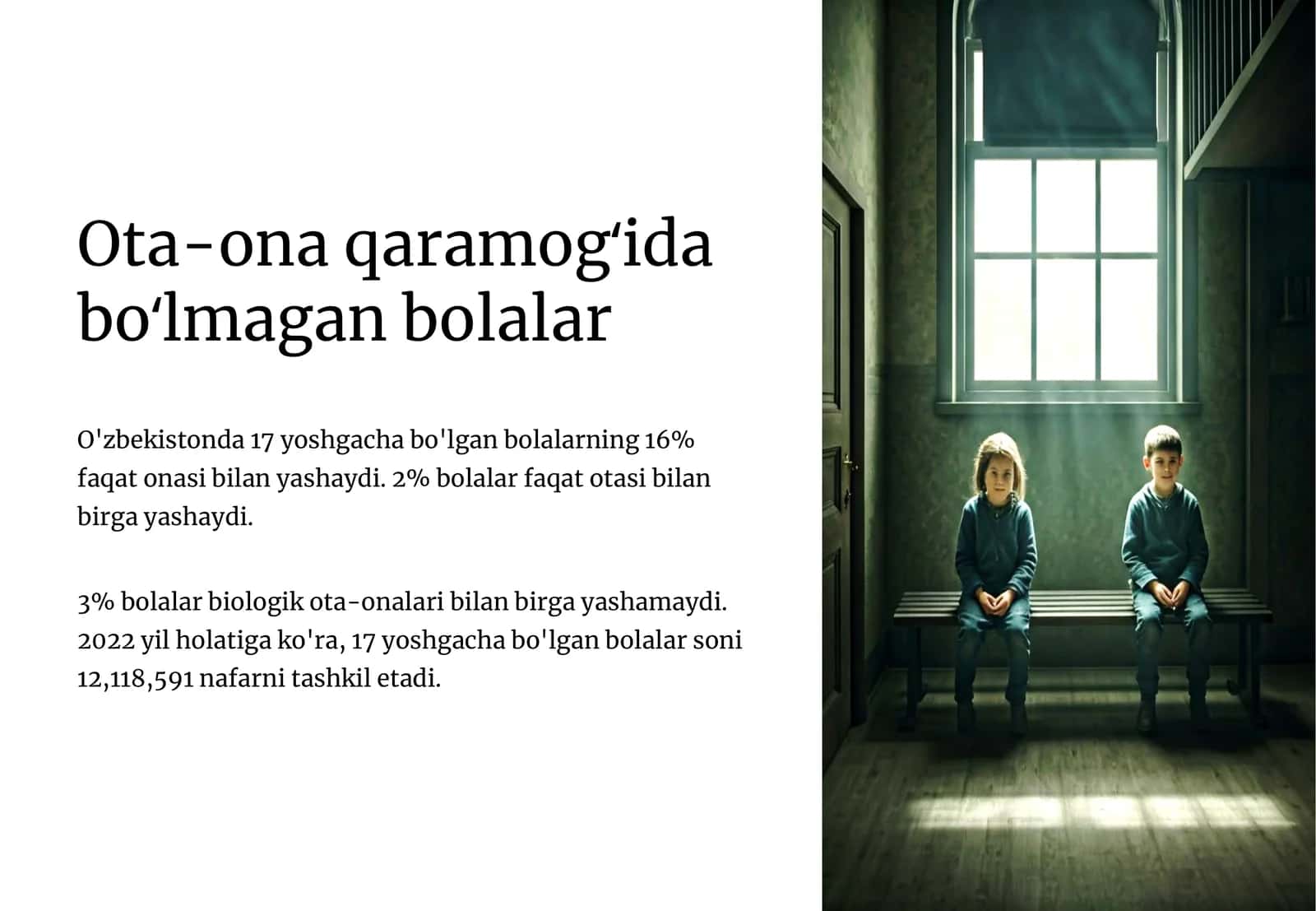 Ota-ona qaramog'isiz qolgan bolalar tasnifi