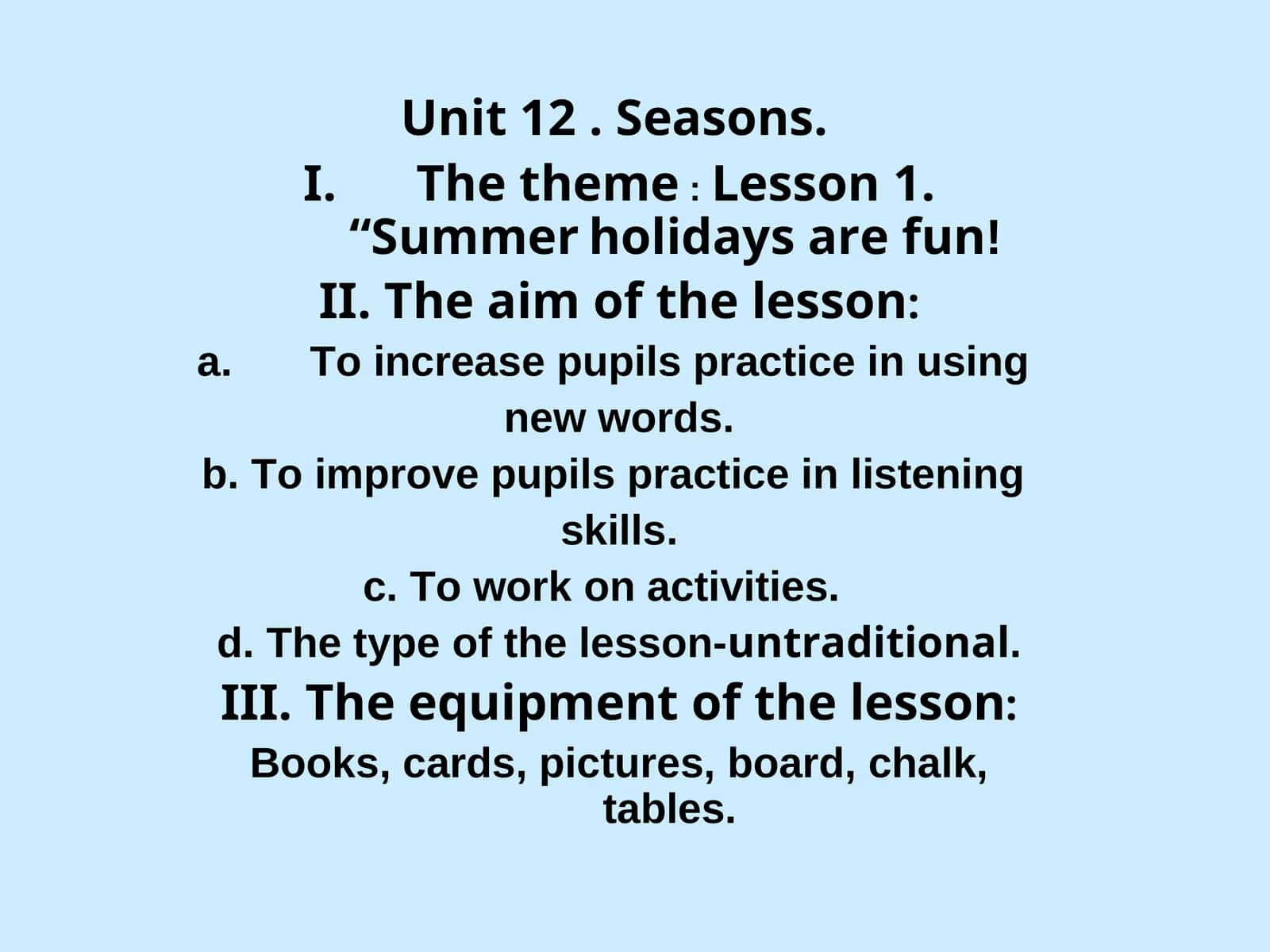 Unit 14. The world of fairy tales