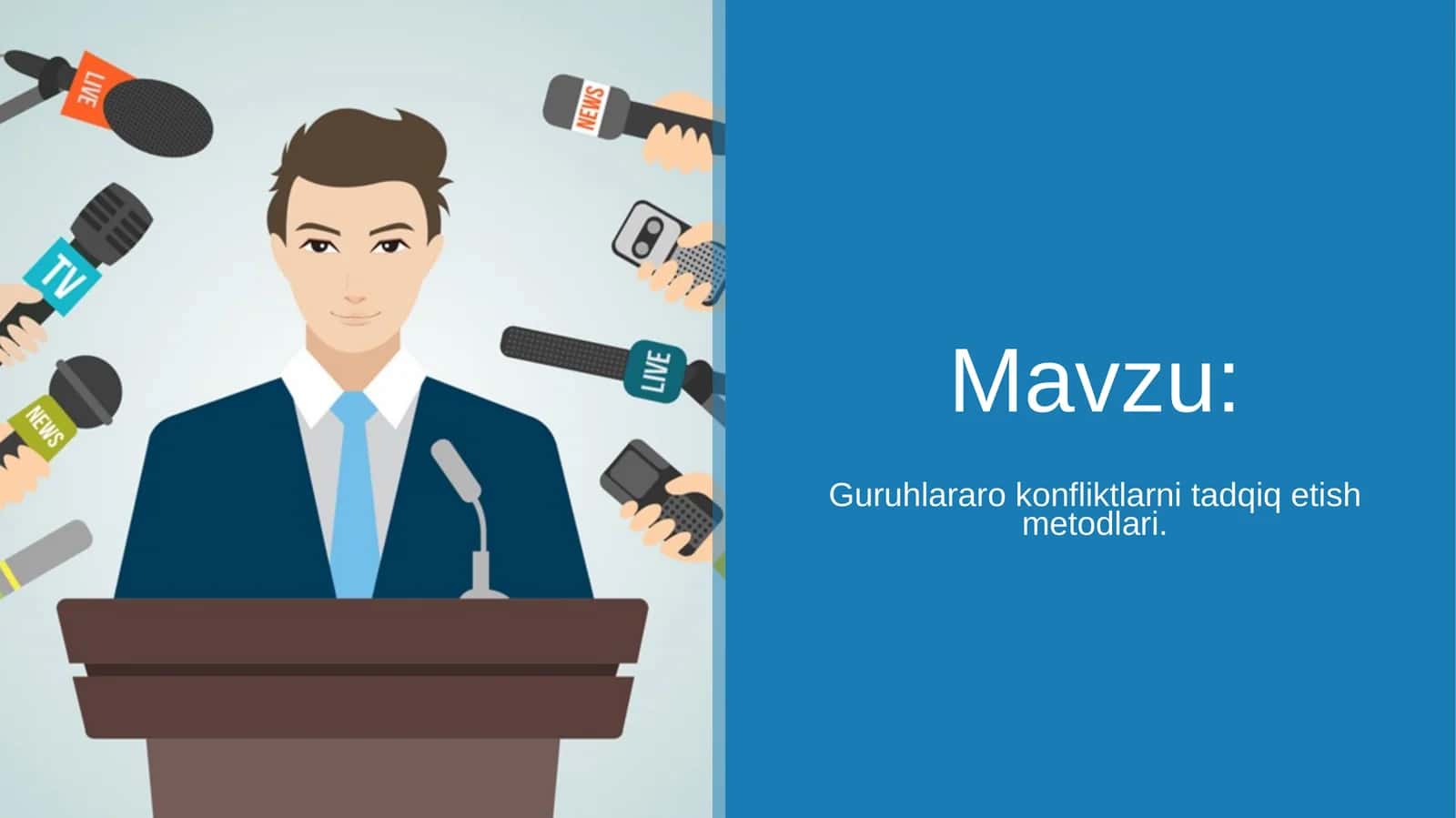 Guruhlararo konfliktlarni tadqiq etish metodlari.