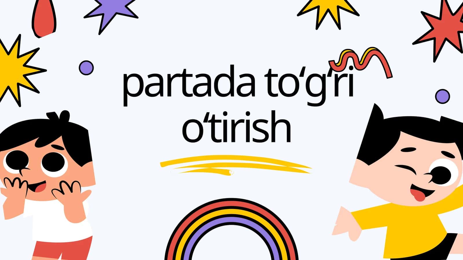 partada toʻgʻri oʻtirish