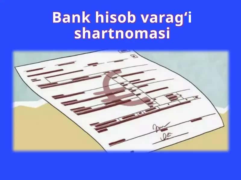 Bankhisobvarag‘ishartnomasi