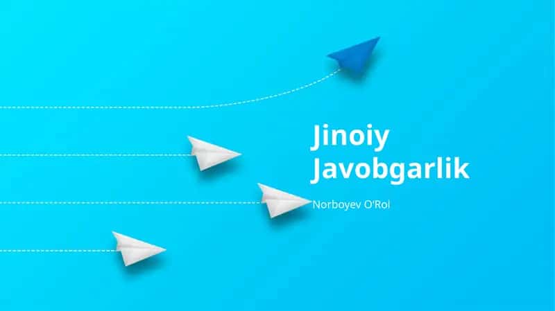 Jinoiy Javobgarlik