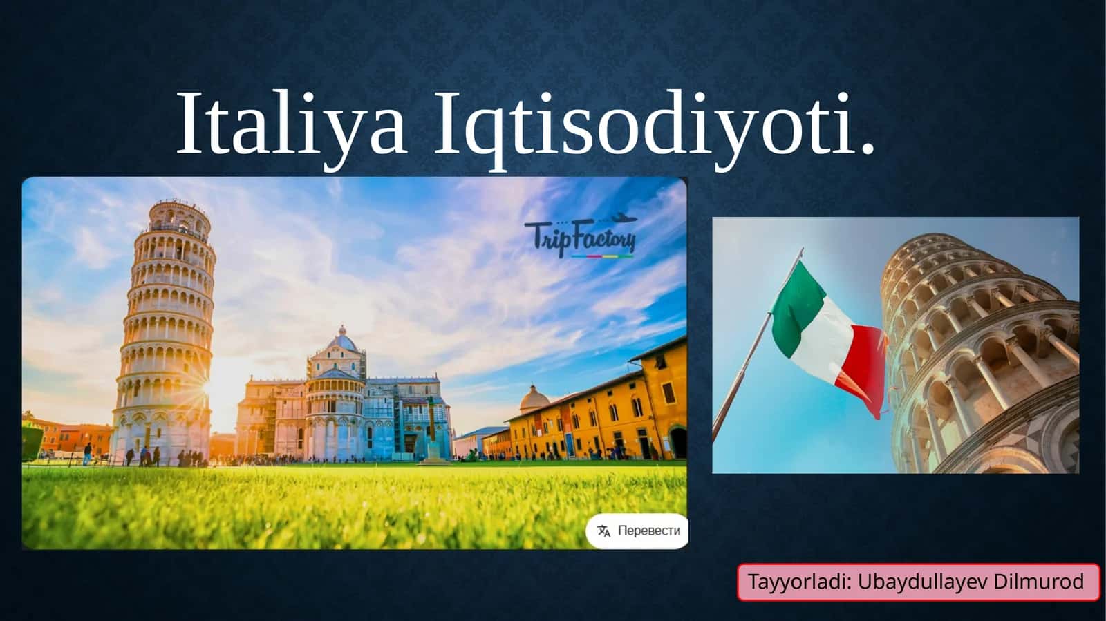 Italiya Iqtisodiyoti