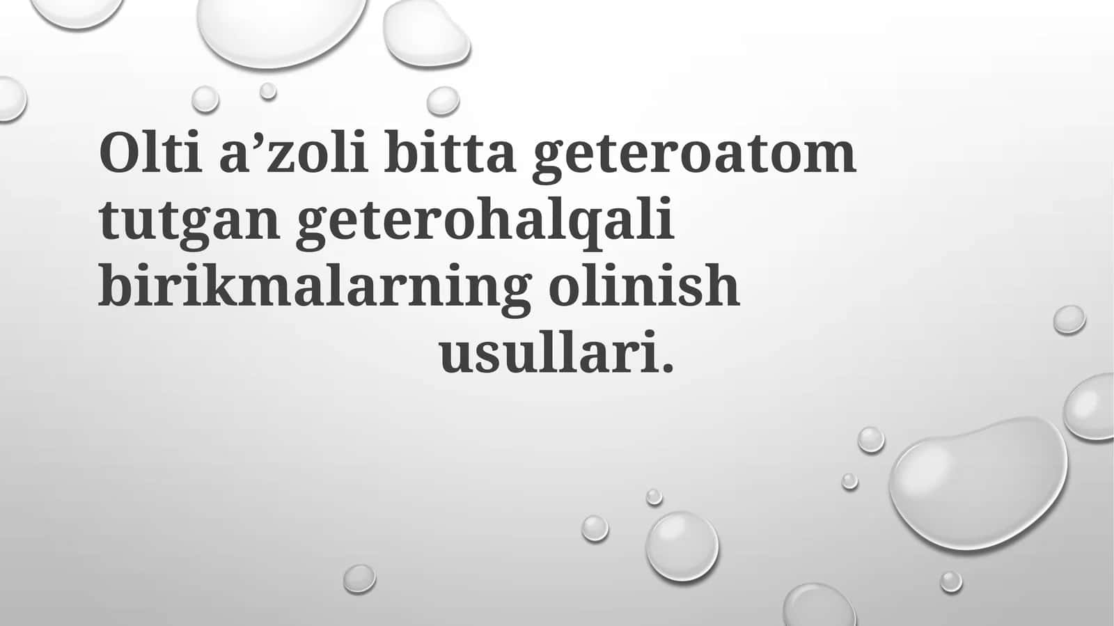 Geterotsiklik birikmalar tarkibida ugleroddan tashqari kamida bitta azot, kislorod yoki oltingugurt kabi geteroatom saqlovchi siklik tizimlardir