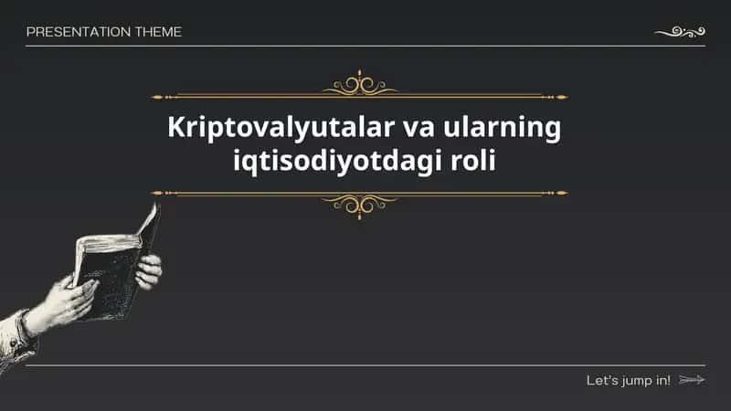 Kriptovalyutalar va ularning iqtisodiyotdagi roli
