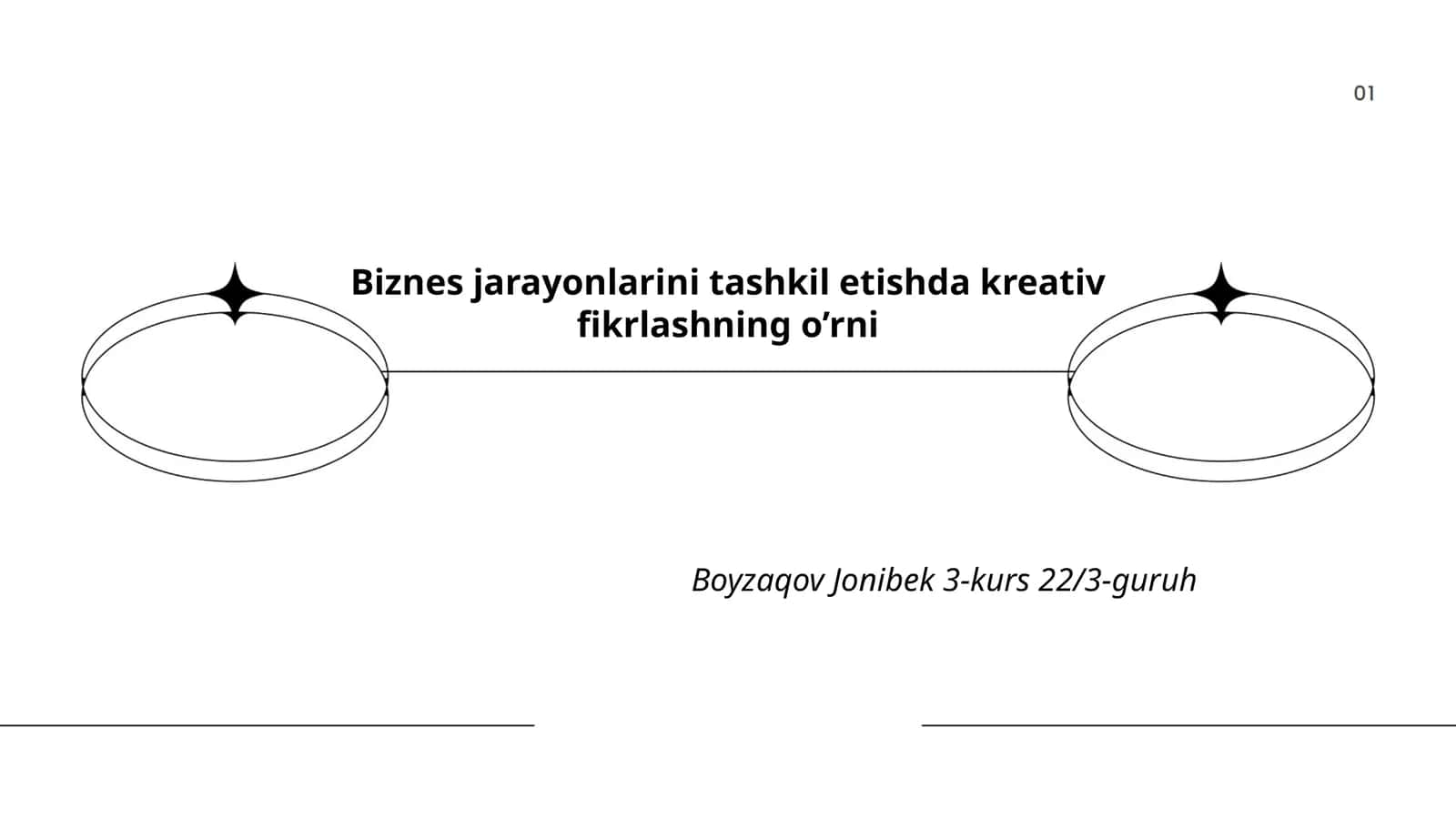 Kreativ fikrlashning biznes jarayonlariga ta'siri
