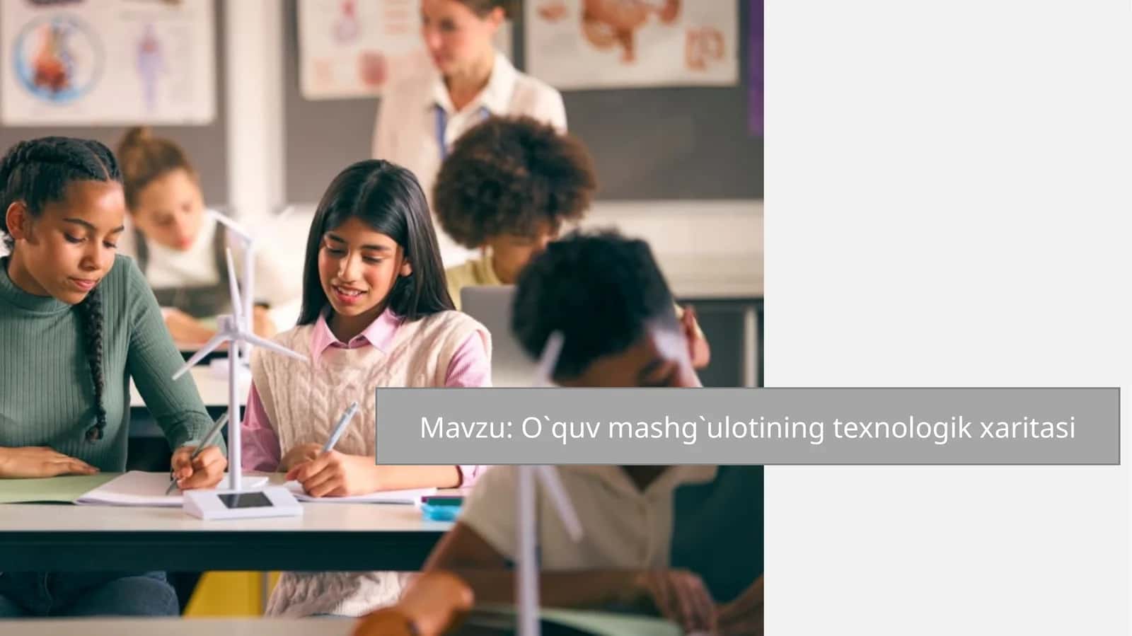 O`quv mashg`ulotining texnologik xaritasi