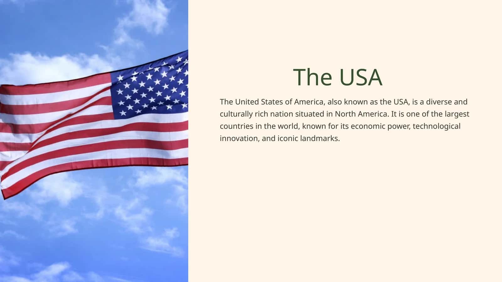 The USA