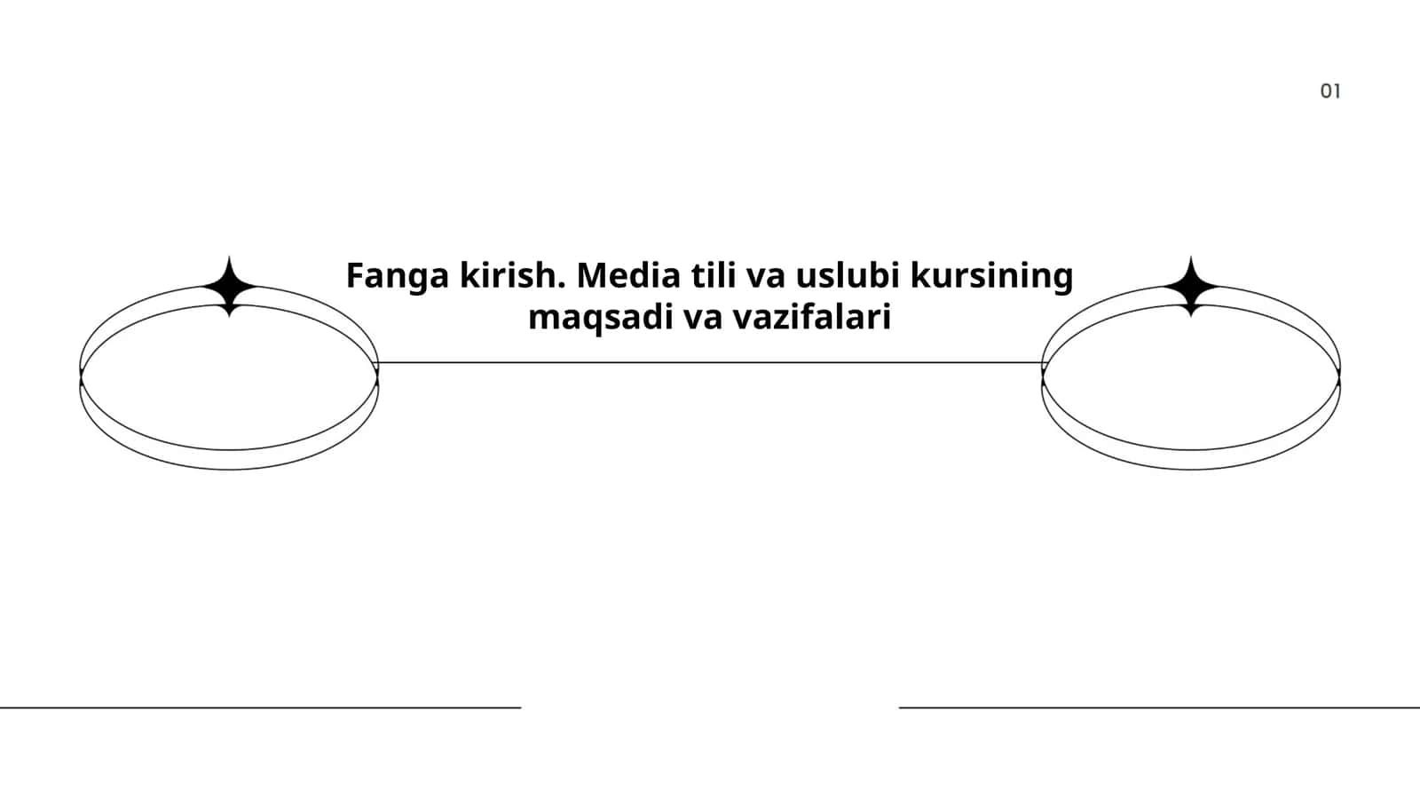Fanga kirish. Media tili va uslubi kursining maqsadi va vazifalari