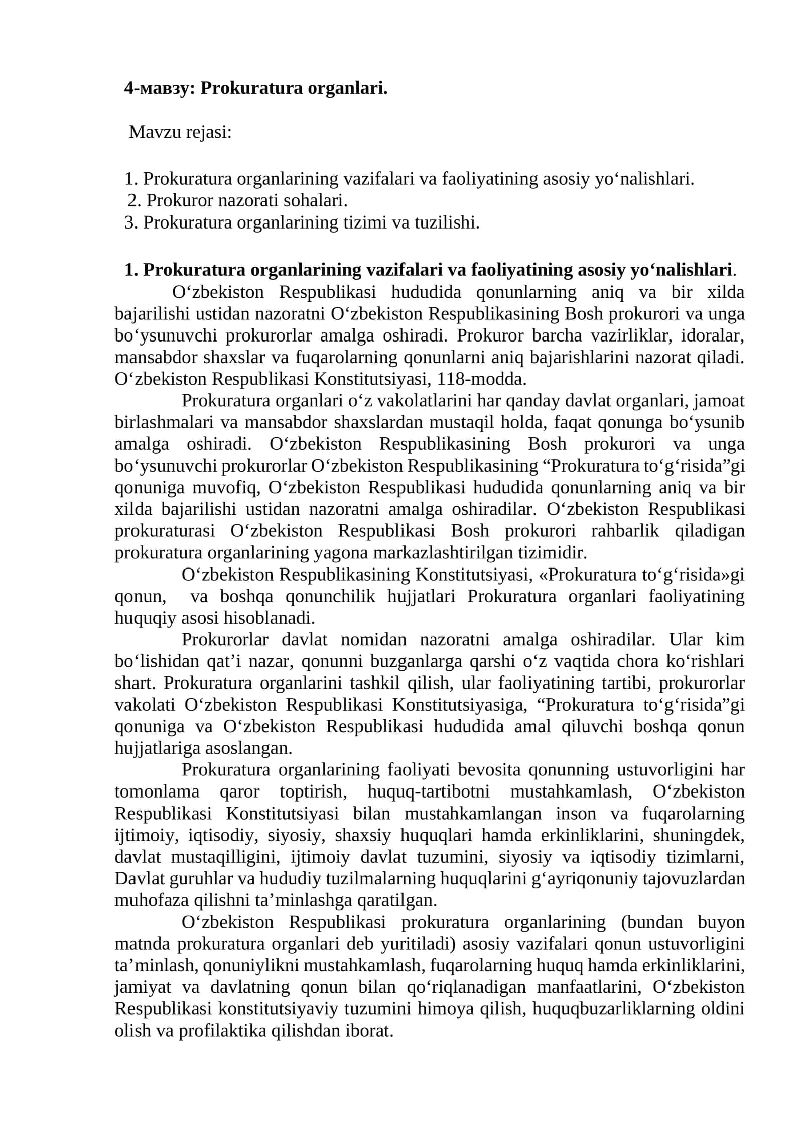 Prokuratura organlari