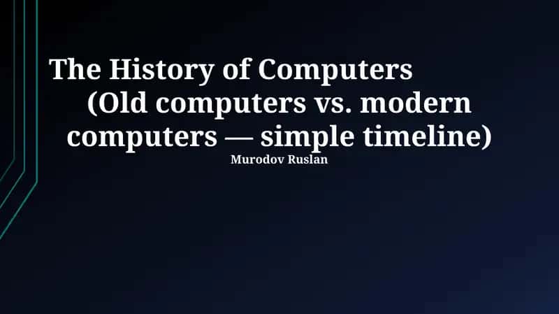 From Abacus to Algorithms: A Journey Through Computing History