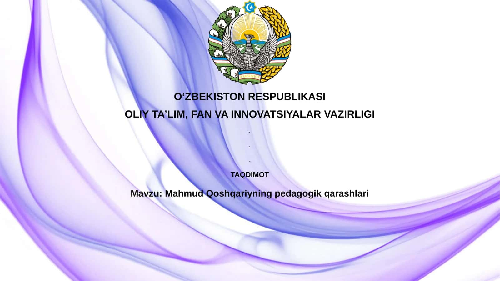 Mahmud Qoshqariyning pedagogik qarashlari