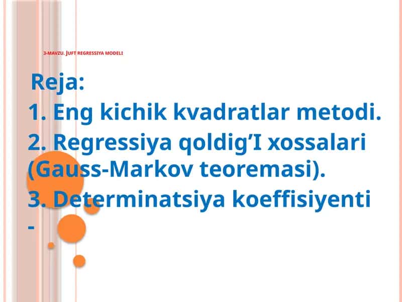 Juft regressiya modeli