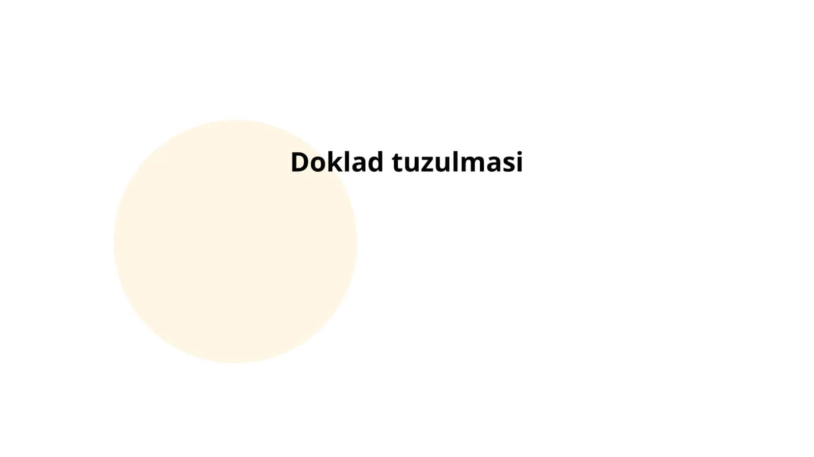 Doklad tuzulmasi