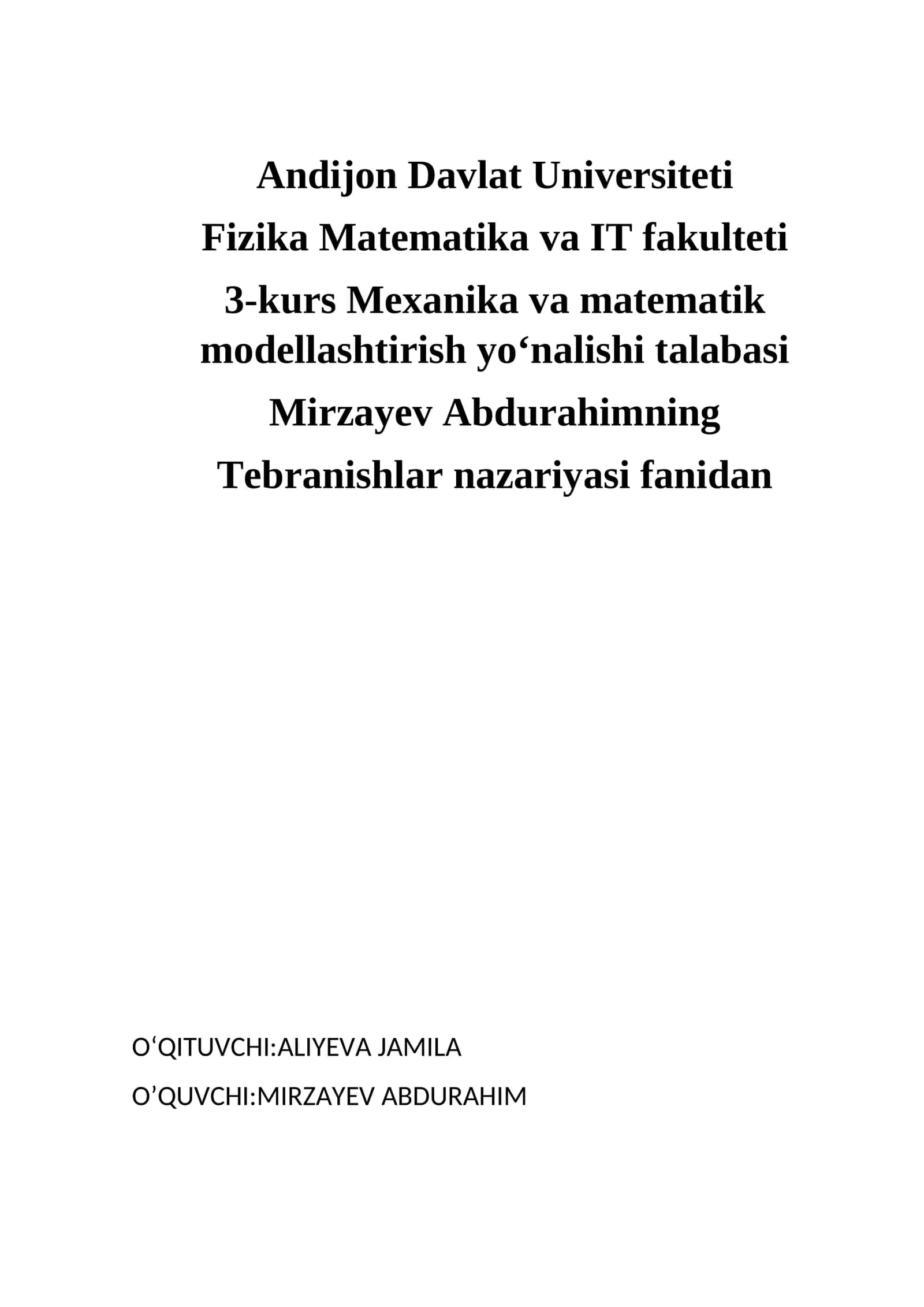 AMALIY MEXANIKADA MUAMMOLI VAZIYATLARNI YECHISHDA MASOFAVIY VIRTUAL STENDLARNI QO‘LLASH TEXNOLOGIYASI