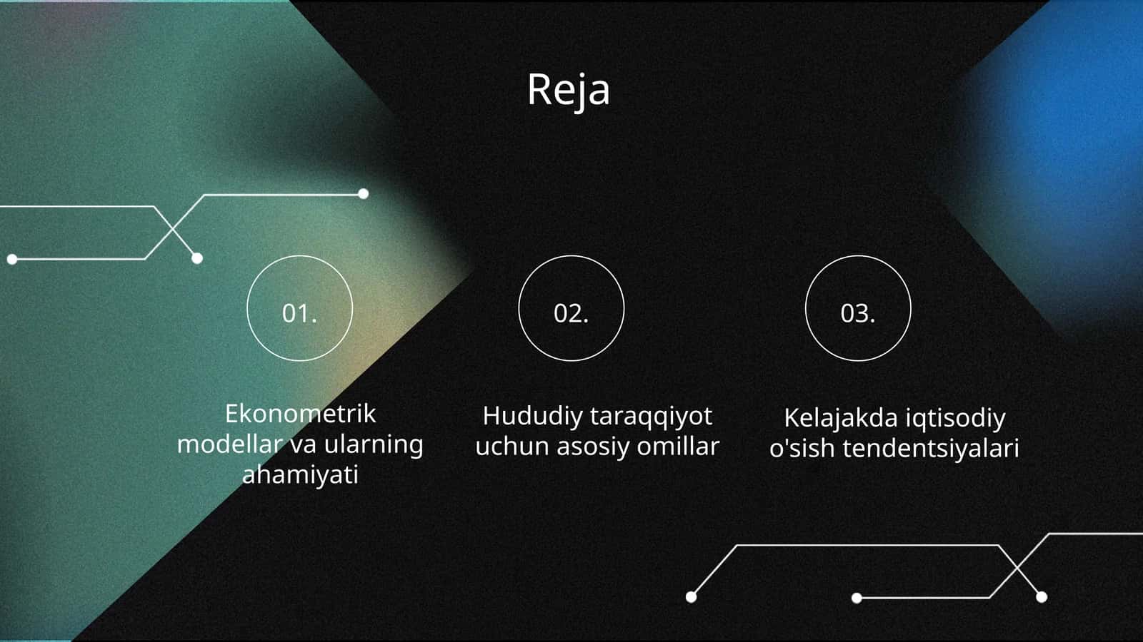 Ekonometrik modellar va ularning ahamiyati