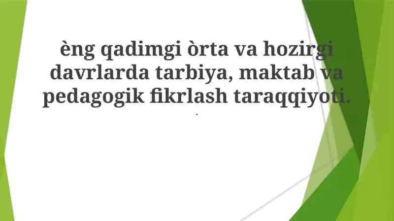 Qadimgi yunon pedagogikasi