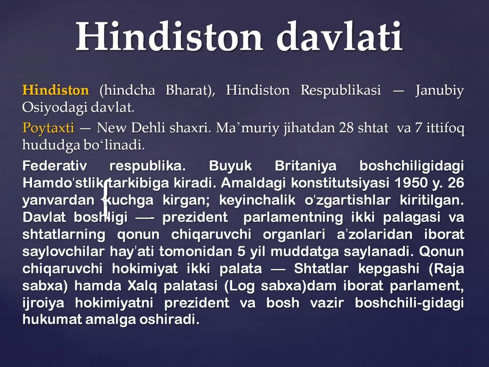 Hindiston davlati