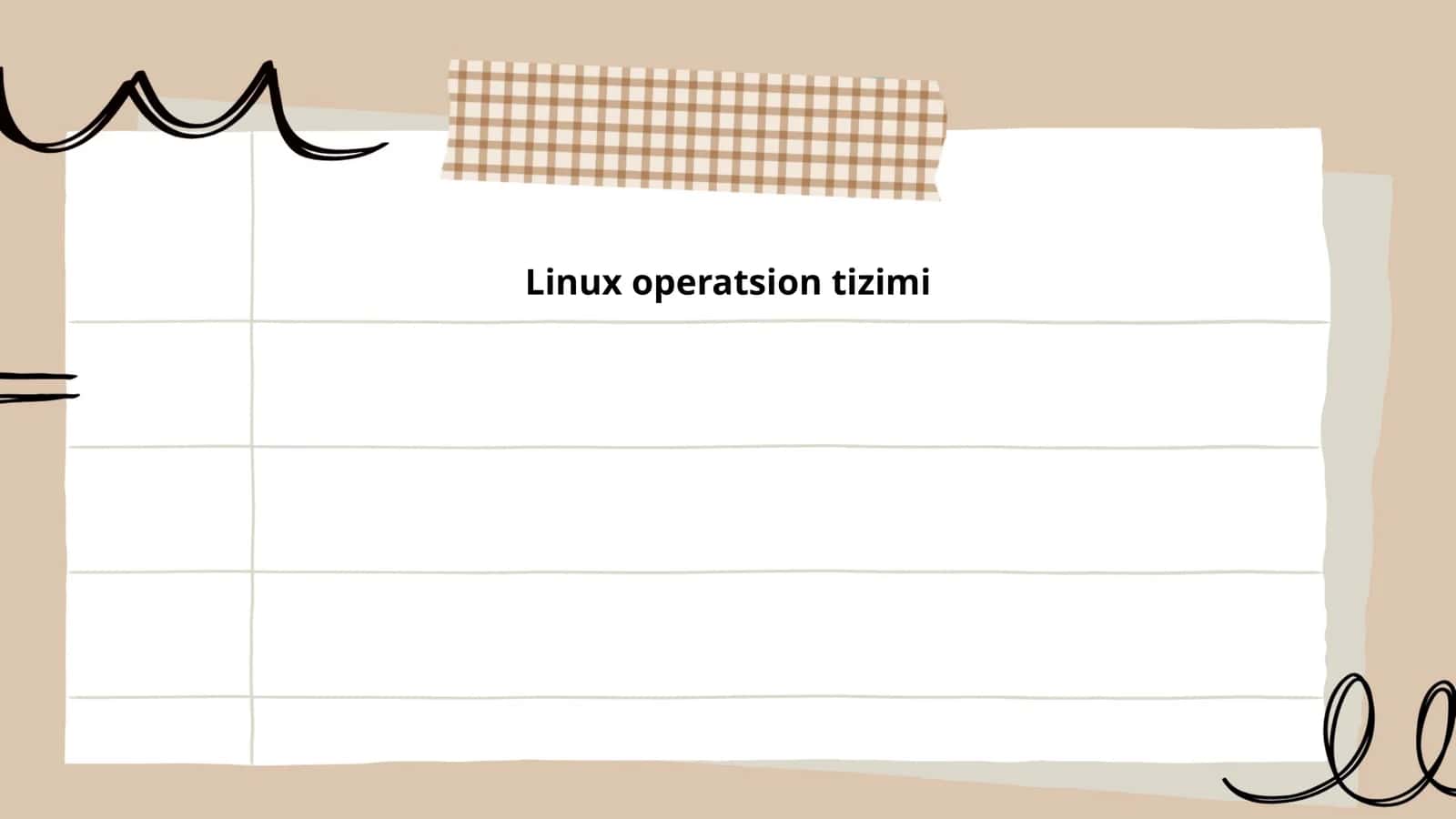 Linux operatsion tizimi