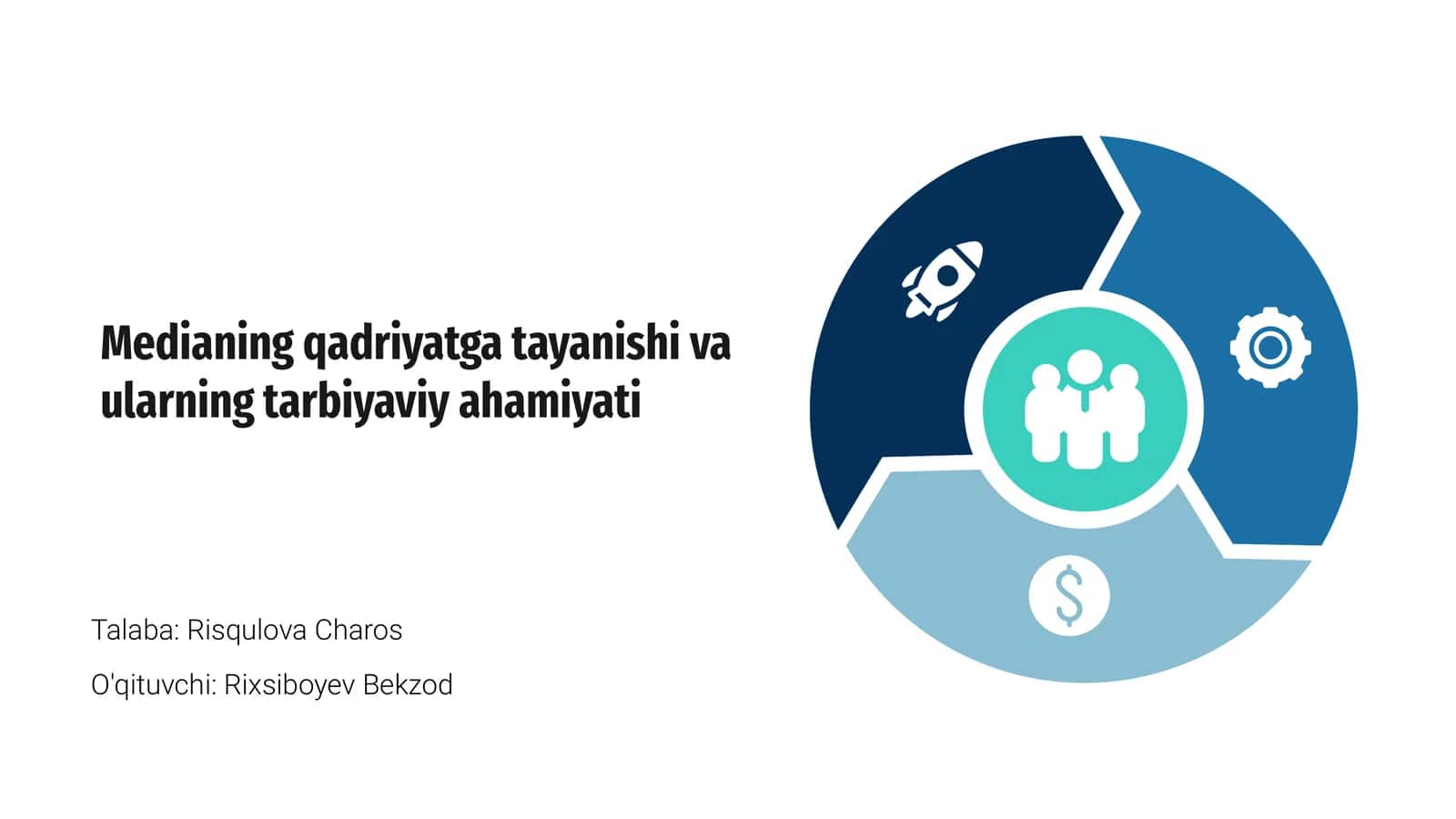Medianing qadriyatga tayanishi va ularning tarbiyaviy ahamiyati
