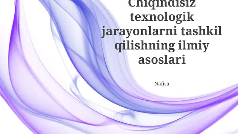 Materiallar Balansi va Energiya Samaradorligi