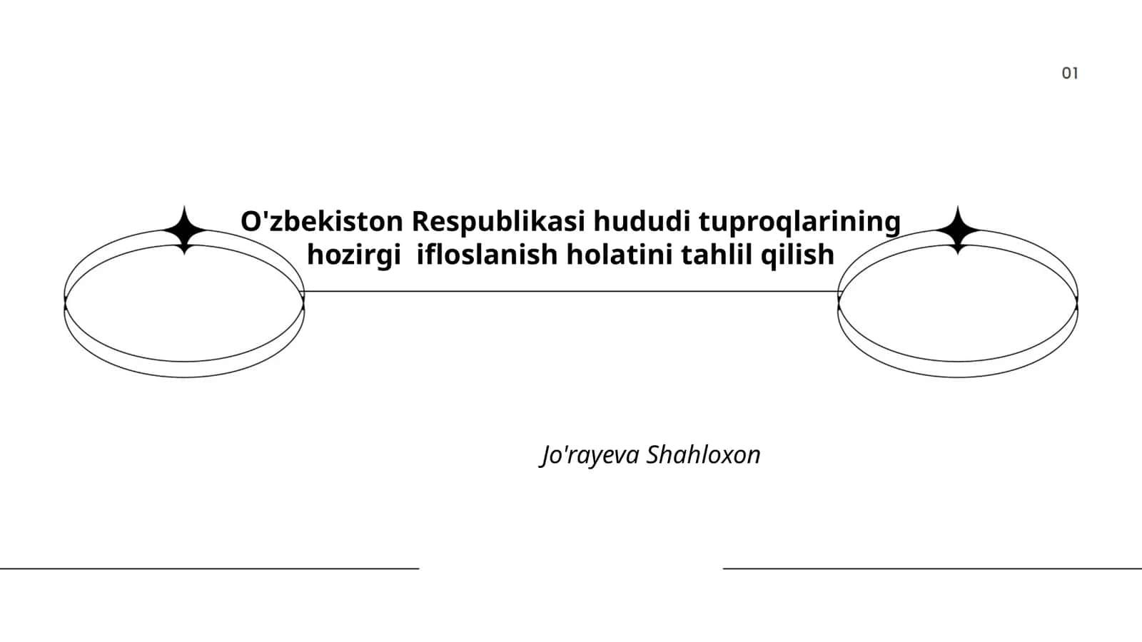 O'zbekiston Respublikasi hududi tuproqlarining hozirgi ifloslanish holatini tahlil qilish
