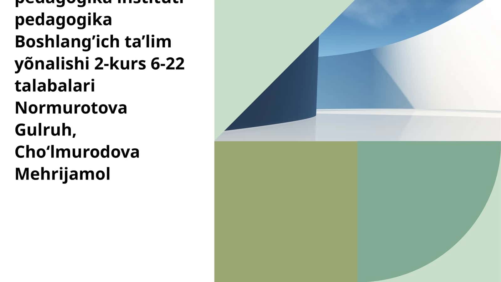 OILADAGI KONFLIKTLAR VA ULARNING YECHIMLARI