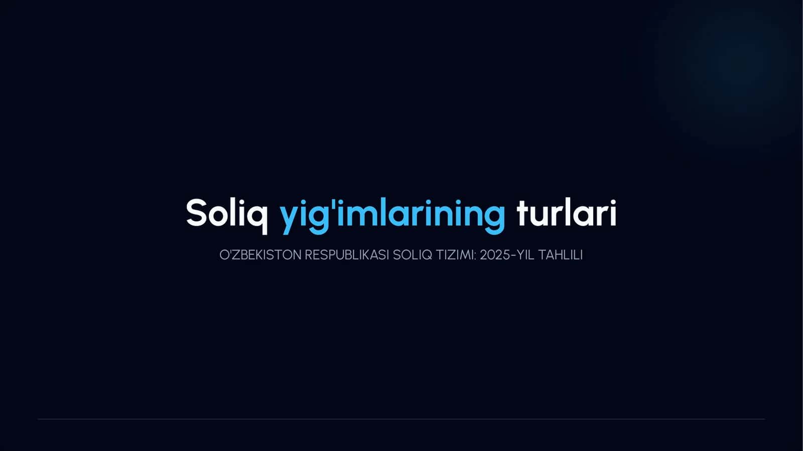 Soliqyig'imlarining turlari