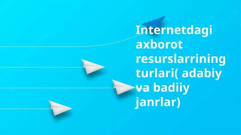 Onlayn Adabiy Resurslar
