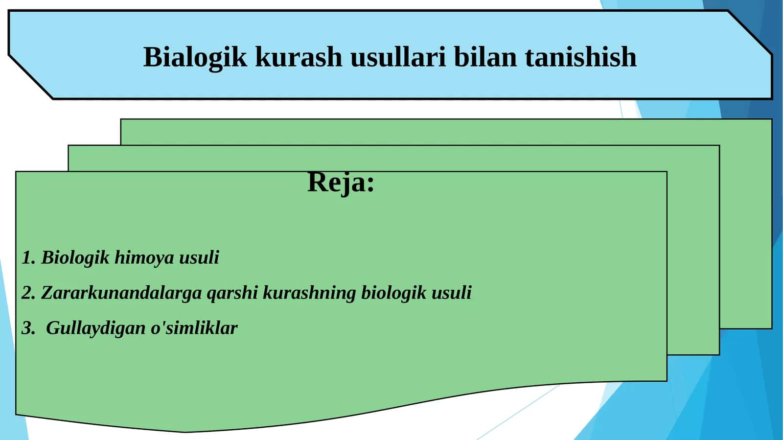 Bialogik kurash usullari bilan tanishish