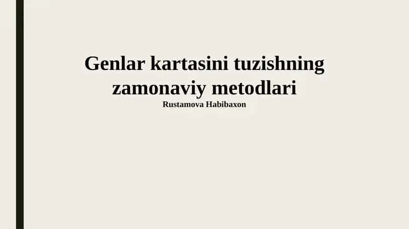 Zamonaviy genealogik jadvallar