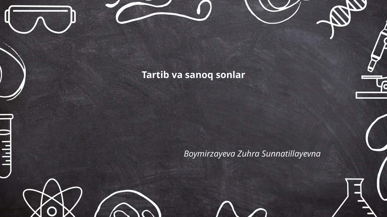 Natural sonlar