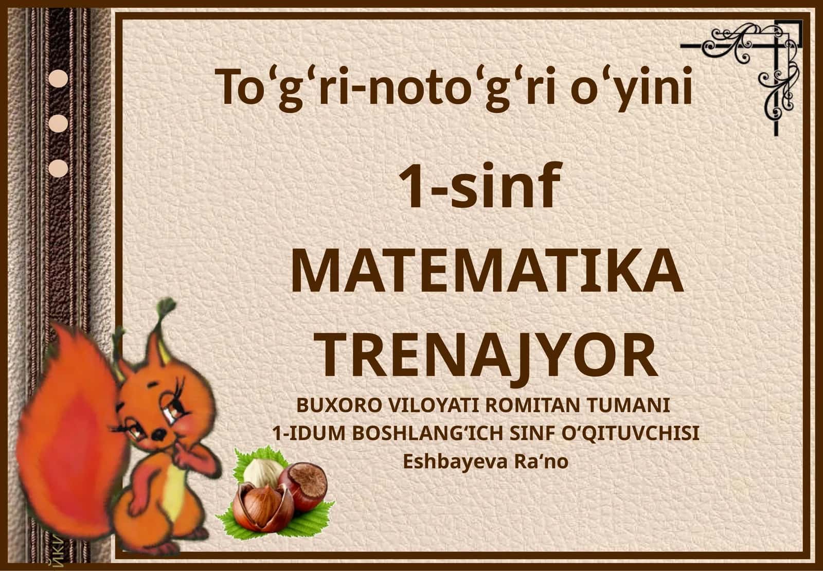 MATEMATIKA TRENAJYOR