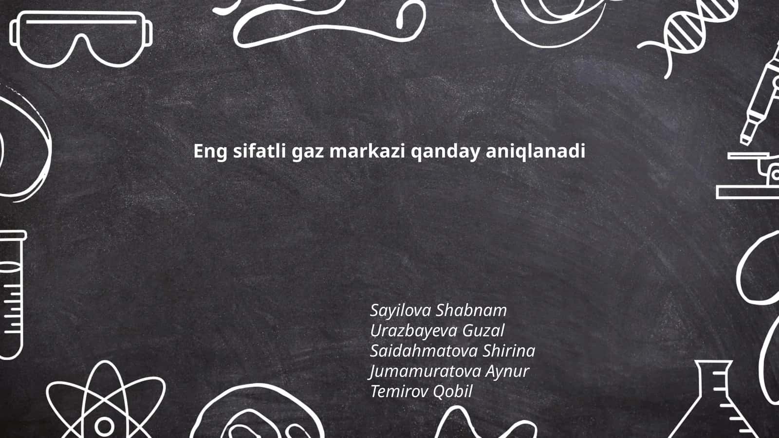 Eng sifatli gaz markazi qanday aniqlanadi
