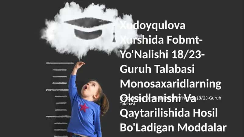 Xudoyqulova Xurshida Fobmt-Yo'Nalishi 18/23-Guruh Talabasi