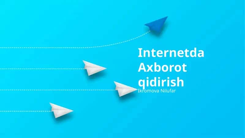 Internetda Axborot qidirish
