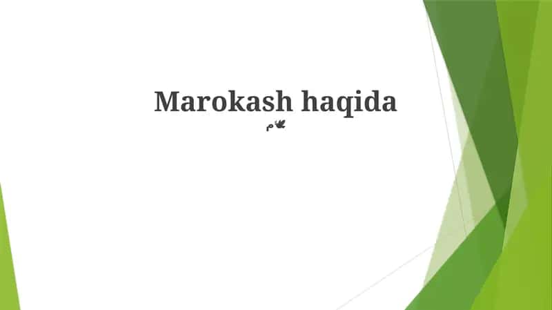 Marokash