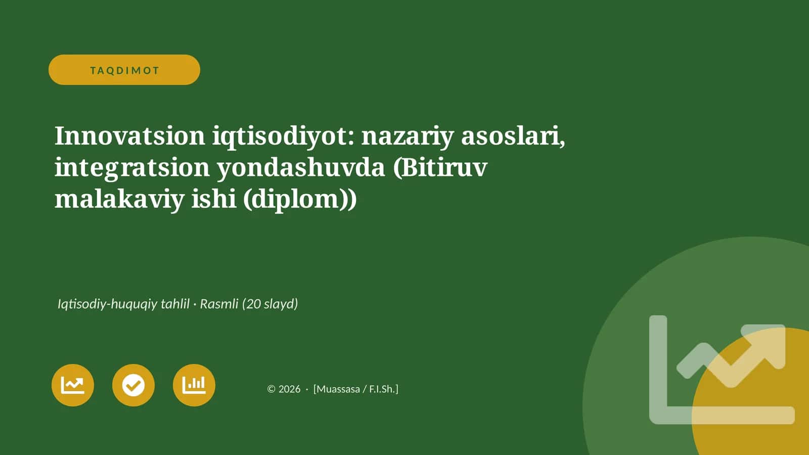 Innovatsion iqtisodiyot: nazariy asoslari, integratsion yondashuvda (Bitiruv malakaviy ishi (diplom))