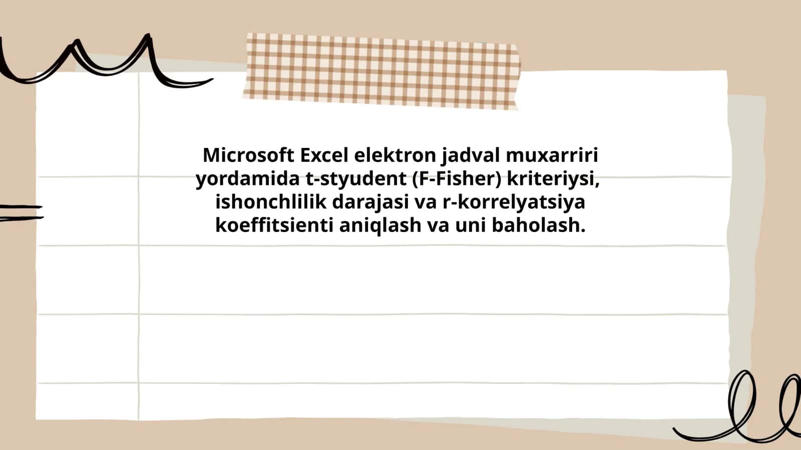 Microsoft Excel elektron jadval muxarriri