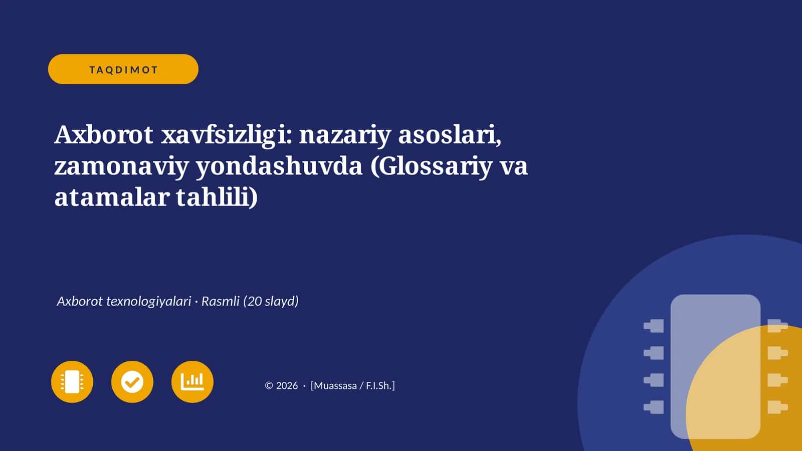 Axborot xavfsizligi: nazariy asoslari, zamonaviy yondashuvda (Glossariy va atamalar tahlili)