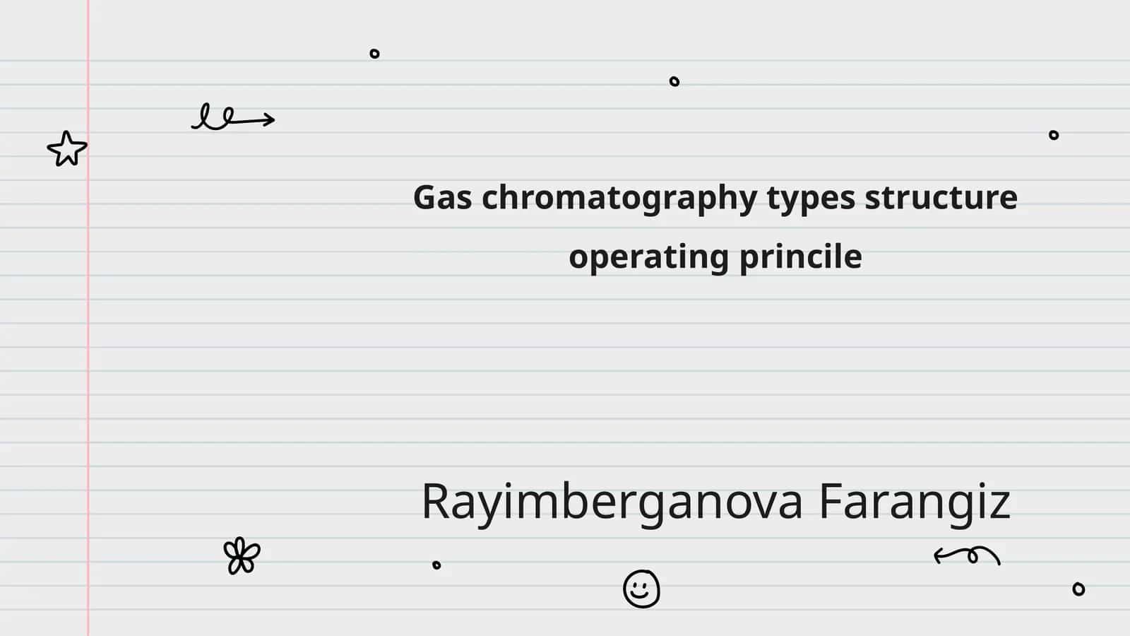 Gas chromatography types structure operating princile