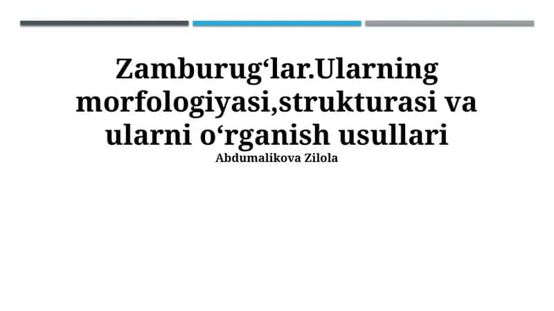 Qo'ziqorinlarning morfologiyasi, strukturasi va ularni o'rganish usullari