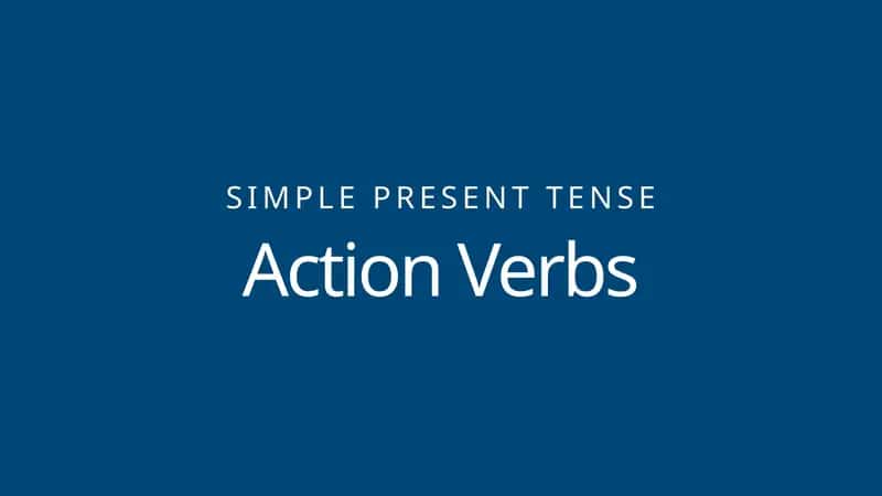 Action Verbs