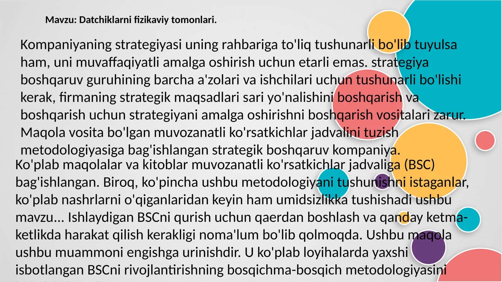 Strategik boshqaruv metodologiyasi